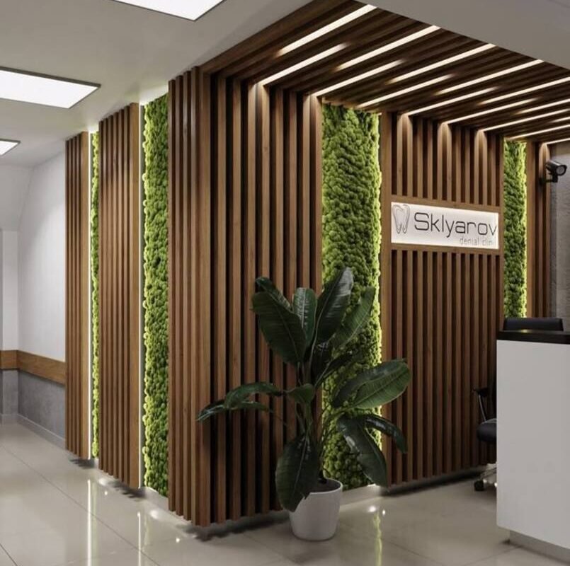 ديكورات جدران بديل الخشب