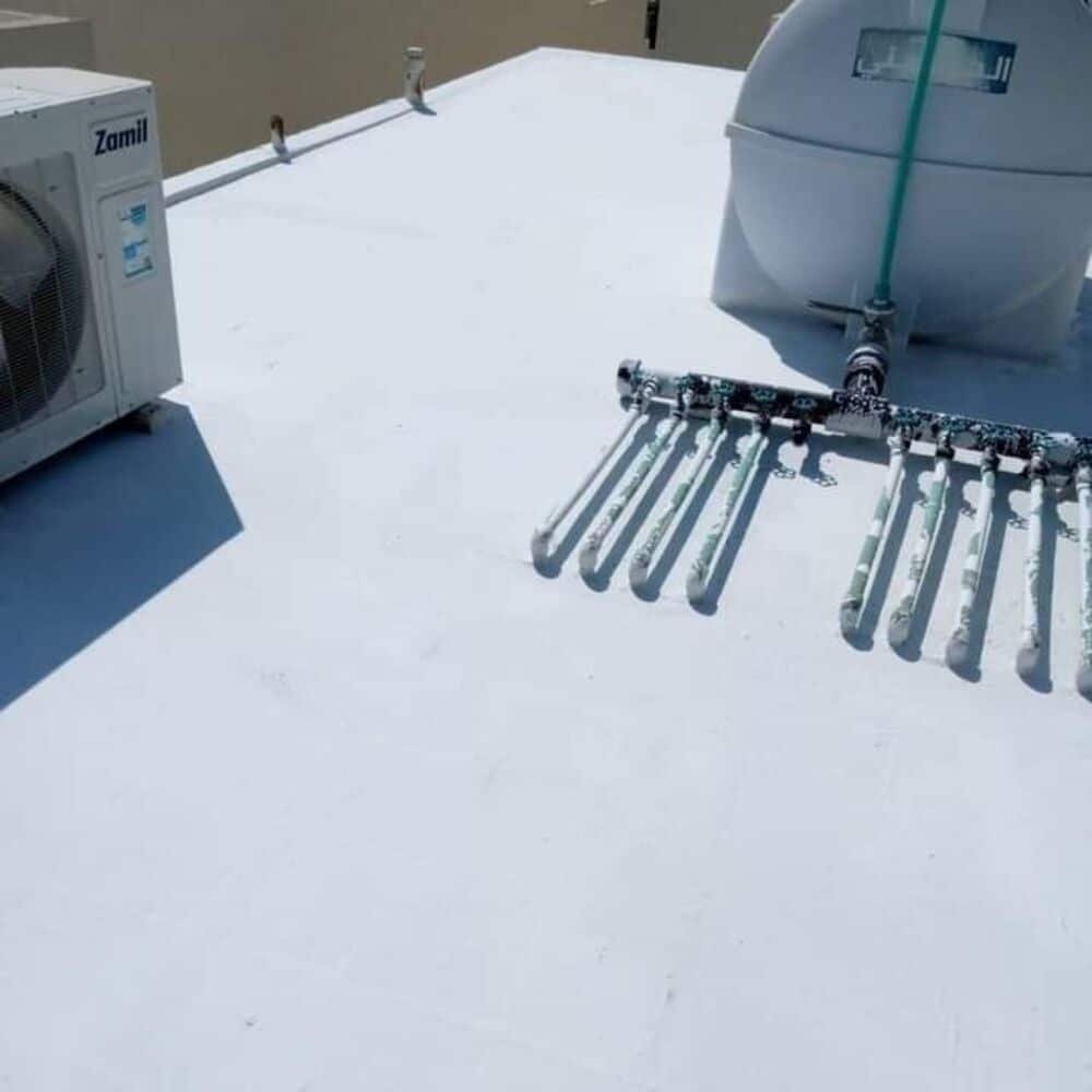 معالجة مشاكل العزل الحراري والمائي