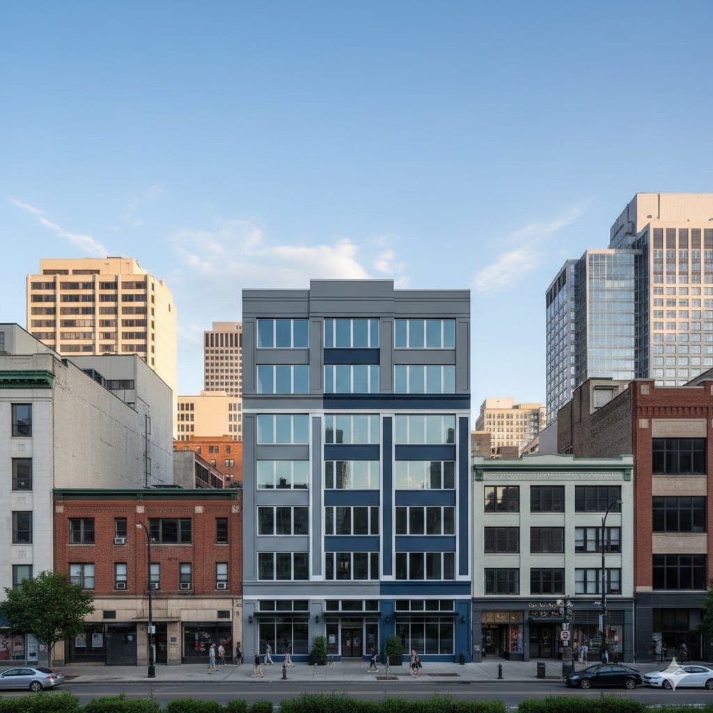 دهانات المباني التجارية والمكاتب